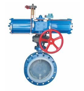 D641F4-F46氣動法蘭蝶閥