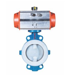 D671F4-F46氣動對夾蝶閥